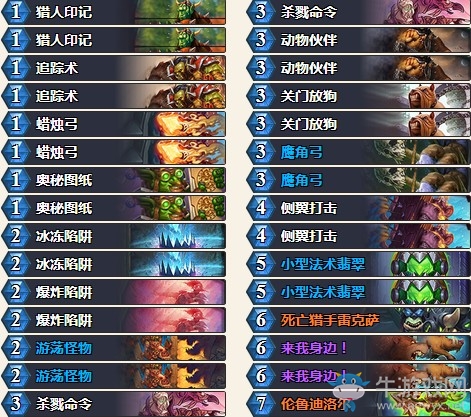 《爐石傳說》砰砰計劃上傳說法術獵卡組推薦