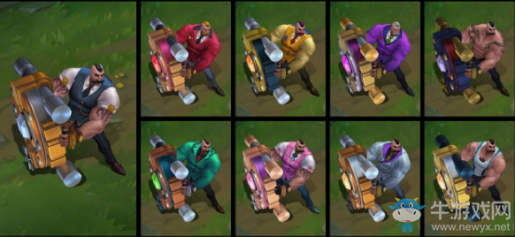 《LOL》黑幫管家 布隆炫彩皮膚