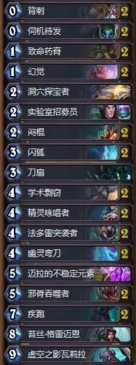 《爐石傳說》砰砰計劃濤妹苔絲賊卡組推薦