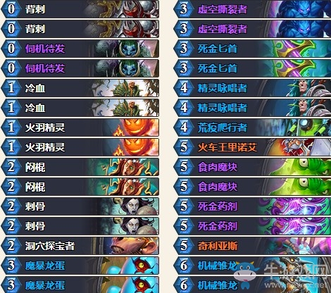 《爐石傳說》砰砰計劃死金亡語賊卡組推薦