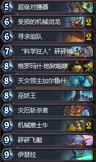 《爐石傳說》砰砰計劃戰神招募戰卡組推薦