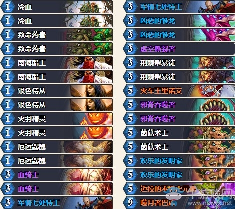 《爐石傳說》西安黃金賽專業組冠軍奇數賊卡組推薦