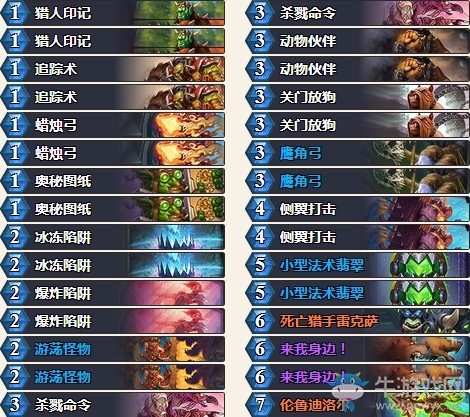 《爐石傳說(shuō)》西安黃金賽專業(yè)組冠軍法術(shù)獵卡組推薦