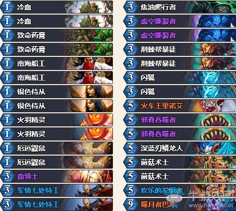 《爐石傳說(shuō)》砰砰計(jì)劃Goudhout奇數(shù)賊卡組推薦