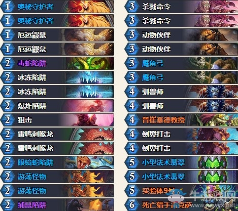 《爐石傳說》砰砰計劃Trump奧秘獵卡組推薦