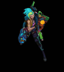 《LOL》奧德賽 金克絲炫彩皮膚