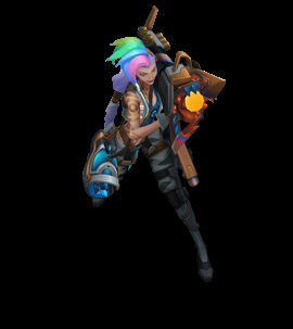 《LOL》奧德賽 金克絲炫彩皮膚