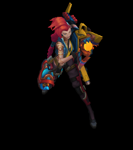 《LOL》奧德賽 金克絲炫彩皮膚
