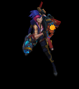 《LOL》奧德賽 金克絲炫彩皮膚