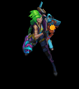 《LOL》奧德賽 金克絲炫彩皮膚