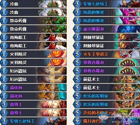 《爐石傳說》砰砰計劃小惕奇數賊卡組推薦