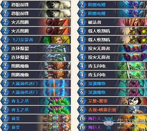 《爐石傳說》砰砰計劃狂野青玉偶數薩卡組推薦