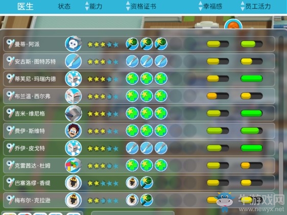 《雙點(diǎn)醫(yī)院》泡芙摩天塔3星圖文攻略