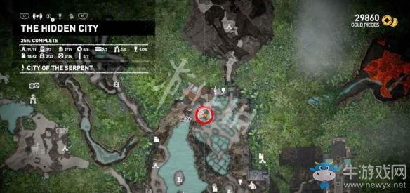 《古墓麗影：暗影》開鎖器工具地圖標注