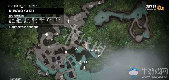 《古墓麗影：暗影》開鎖器工具地圖標注