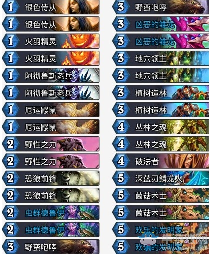 《爐石傳說》砰砰計劃最強藍白快攻德卡組推薦