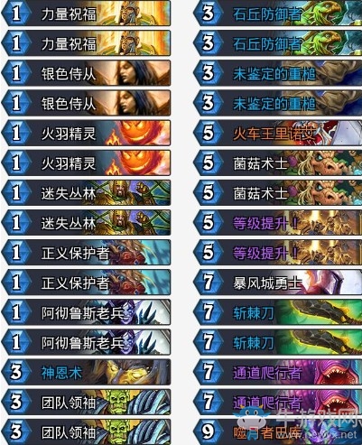 《爐石傳說(shuō)》砰砰計(jì)劃外服T1奇數(shù)騎卡組推薦