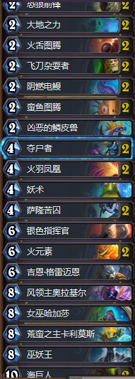 《爐石傳說》中歐對抗賽K神偶數薩卡組推薦