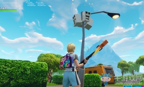 《堡壘之夜》路燈聚光燈位置介紹