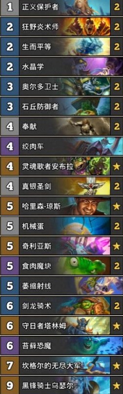 《爐石傳說》砰砰計(jì)劃天人合一天啟騎卡組推薦