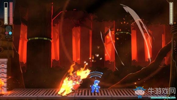 《洛克人11》boss火炬人過關(guān)攻略