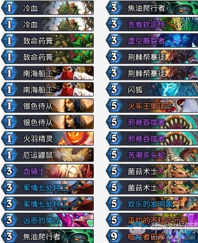 《爐石傳說》砰砰計劃月中前十奇數賊卡組推薦