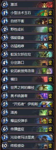 《爐石傳說》砰砰計劃傳說前50投彈德卡組推薦