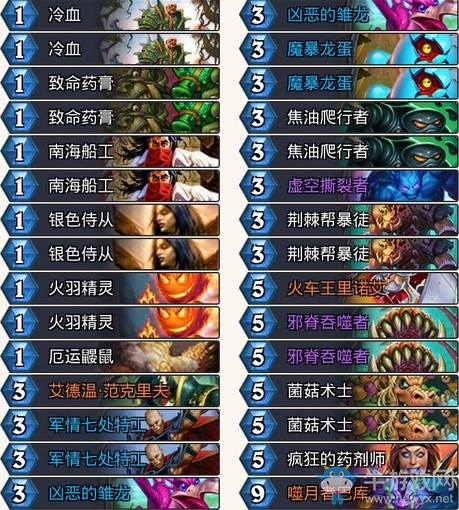 《爐石傳說》砰砰計劃龍蛋奇數賊卡組推薦