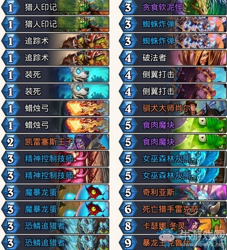 《爐石傳說》砰砰計劃高分亡語獵卡組推薦