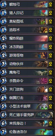 《爐石傳說》砰砰計劃新環境法術獵卡組推薦