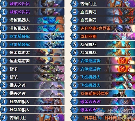 《爐石傳說》砰砰計劃突襲機械戰卡組推薦