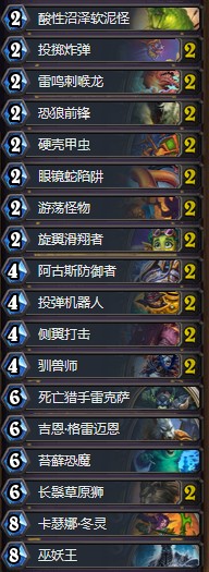 《爐石傳說》砰砰計劃最新構筑偶數獵卡組推薦