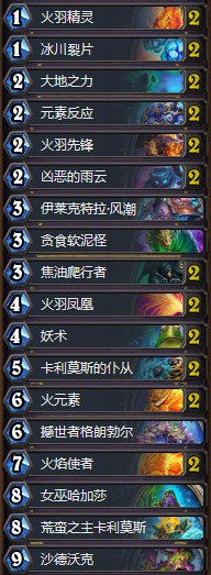 《爐石傳說》砰砰計劃傳說85元素薩卡組推薦