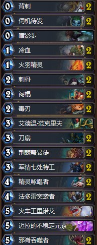 《爐石傳說》砰砰計(jì)劃月中Gyong奇跡賊卡組推薦