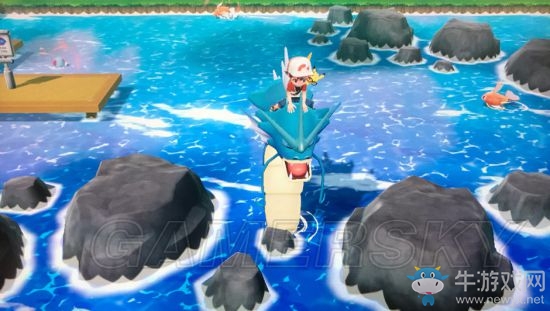 《精靈寶可夢Let's Go！皮卡丘/伊布》金色鯉魚王位置介紹