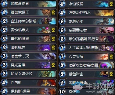 《爐石傳說》砰砰計劃狂野前百臟牧卡組推薦