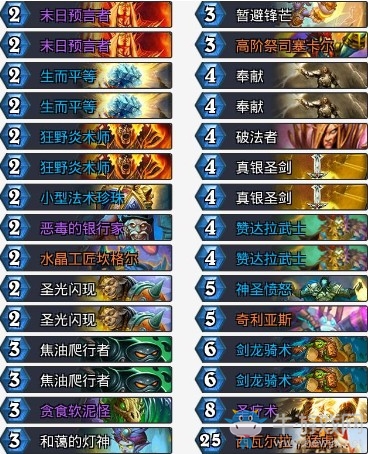 《爐石傳說》拉斯塔哈的大亂斗奶騎卡組推薦