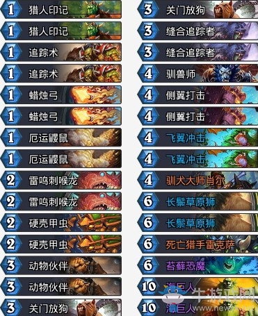 《爐石傳說》砰砰計劃月初中速獵卡組推薦