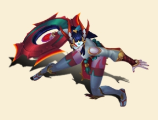 《LOL》腥紅之月 希維爾炫彩皮膚