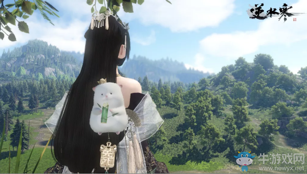 《逆水寒》背部掛件竹鼠外觀一覽