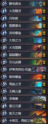 《爐石傳說》拉斯塔哈的大亂斗打臉薩卡組推薦