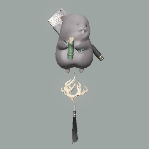 《逆水寒》背部掛件竹鼠外觀一覽