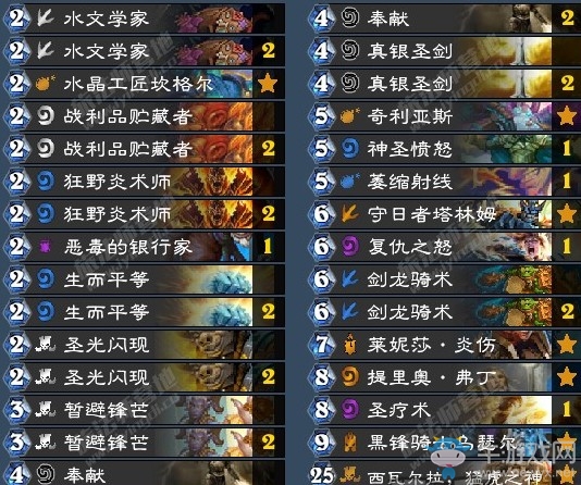 《爐石傳說》拉斯塔哈的大亂斗嬌嬌元氣騎卡組推薦