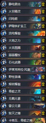 《爐石傳說》拉斯塔哈的大亂斗小惕快攻薩卡組推薦