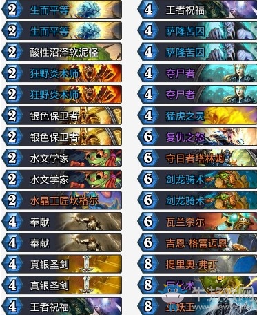 《爐石傳說》12勝亂斗圣騎士卡組推薦