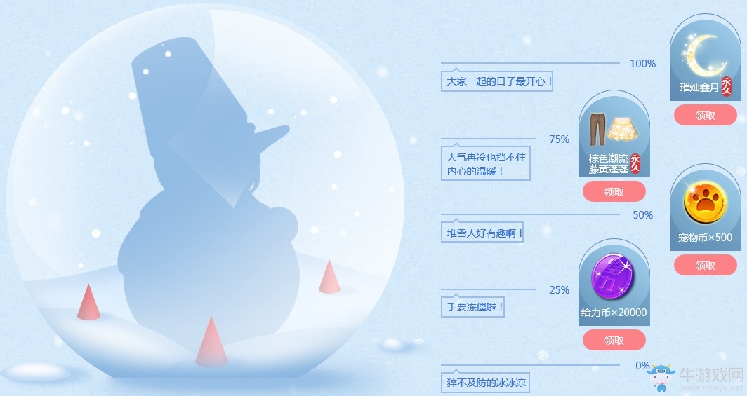 《QQ炫舞》這個冬天雪人陪你跨年 推雪人送限定