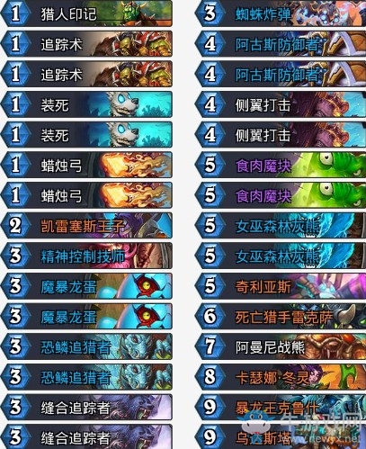 《爐石傳說》12勝亂斗獵人卡組推薦