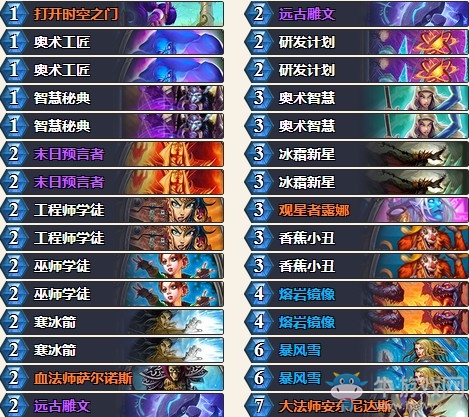 《爐石傳說》拉斯塔哈的大亂斗無限火球法卡組推薦