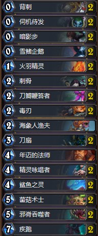 《爐石傳說》拉斯塔哈的大亂斗雜技賊卡組推薦