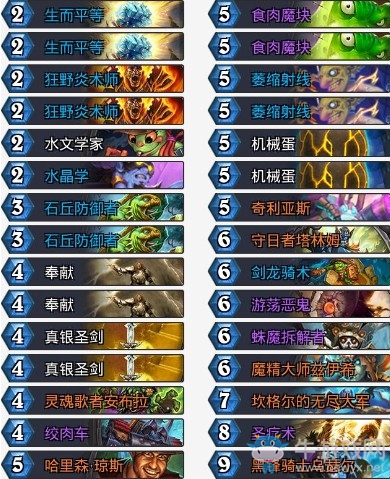 《爐石傳說》拉斯塔哈的大亂斗星辰之沙奶騎卡組推薦